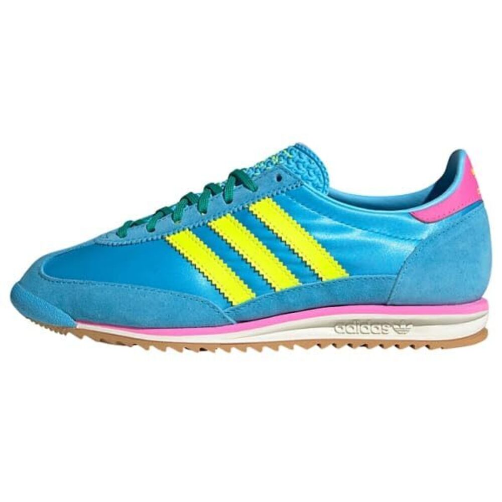 adidas Women's SL 72 OG W Sky rushSolar Yellow/Lucid Pink 9.5 US